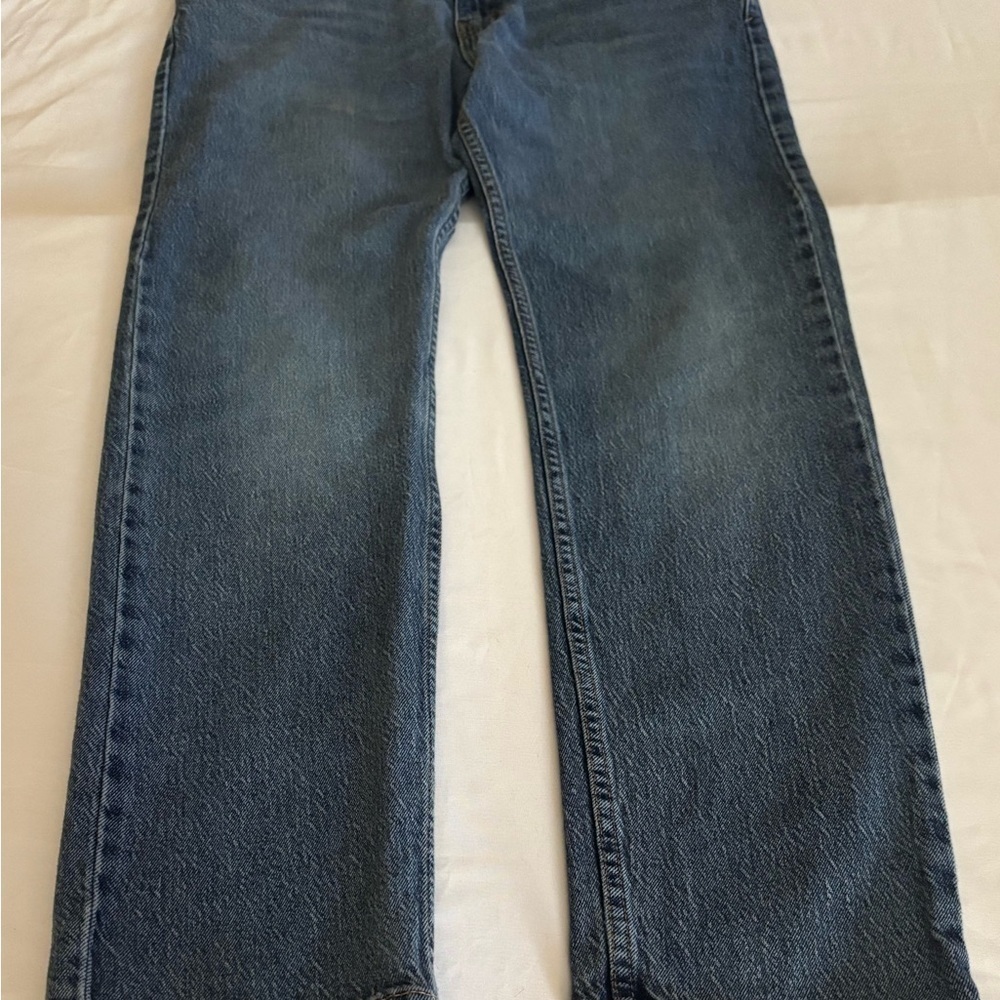 Levi's 502 Straight Fit Blue Jeans - Picture 2 of 6